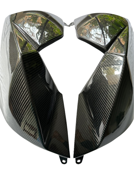 イタリア　フラジール　コンポート Carbon Fiber Aprilia Dorsoduro 1200 2011 2012 2013 Side Panels