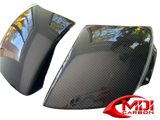 Aprilia Carbon Fiber RSV Mille 1998 2003 Front Fairing Air Scoops_1
