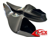 Racing version Ducati Carbon Fiber Air Runners without provisions 4 Air Intakes 748 916 996 998 MDIcarbonfiber