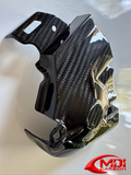For KAWASAKI NINJA H2 H2R SX SE Cabron Fiber Left Side Sprocket Cover Fairing_2