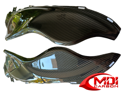 Suzuki Carbon Fiber Hayabusa GSX 1300R Long Dash Panel Set 2008 2013