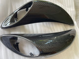 Suzuki Carbon Fiber Hayabusa GSX 1300R Rear Tail Inserts 2008 2020
