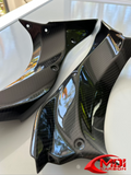 2018-2021 Ninja H2 SX/SE+ Carbon Fiber Upper Inner Side Dash Covers Fairing Cowl