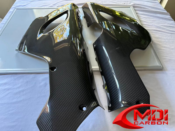 Carbon Fiber Kawasaki Ninja ZX6R 636 Lower Side Fairing - MDI