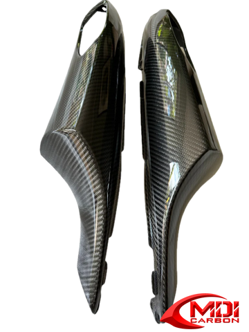 Kawasaki Carbon Fiber ZZR1400 ZX14 Rear Tail Side Fairing Set Fits 2006 2020