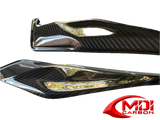 Triumph Carbon Fiber Daytona 675/R 2013 2017 Under Tank Covers Gas Side Trims_4