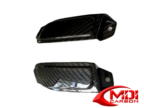 Yamaha Carbon Fiber R6 06 07 Rear Footrest Cutout Covers