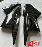 Carbon Fiber Side Air Duct Cover Fairing Insert Yamaha YZF R6 2003-2005
