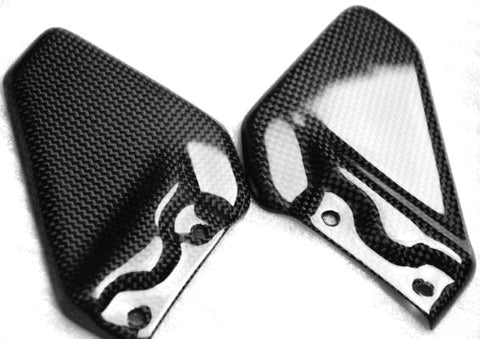 Aprilia Carbon Fiber RSV Mille Heel Plates 1998 1999 2000 2001 2002 2003  - MDI CarbonFiber