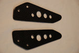 Ducati Carbon Fiber Hypermotard 1100 1100S Passenger Heel Guards  - MDI CarbonFiber - 2