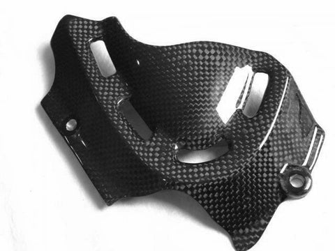 Ducati Carbon Fiber Monster Silencer Guard for models 696 1100 1100S Years 2008  - MDI CarbonFiber - 1