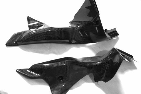 Ducati Carbon Fiber Side Airduct Covers for models 848 1098 1198  - MDI CarbonFiber - 1