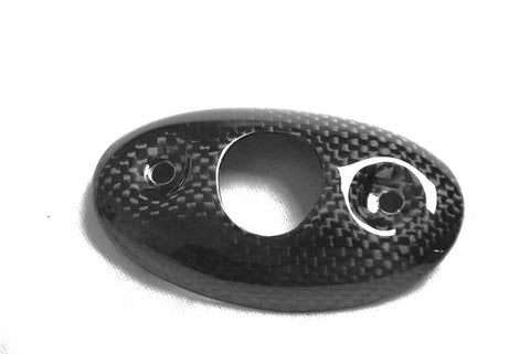 Ducati Carbon Fiber Hypermotard 1100 1100S Exhaust Guard  - MDI CarbonFiber - 1