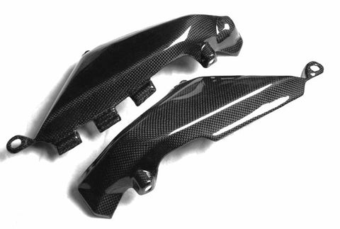 Ducati Carbon Fiber Monster Oil Radiator Ducts for models 696 1100 1100S Years: - MDI CarbonFiber - 1