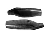 Ducati Carbon Fiber Hypermotard 1100 1100 S 2007 2008 Fork Leg Guards  - MDI CarbonFiber