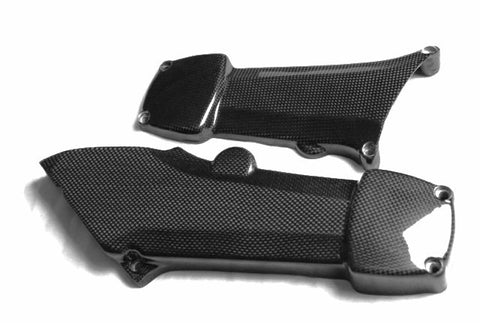 Ducati Carbon Fiber Belt Cover Horizontal Cylinder for models 500 600 650  - MDI CarbonFiber - 1