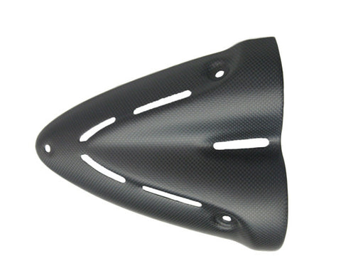 Ducati Carbon Fiber Diavel Lower Heat Guard - Heat Foil Plain / Matte - MDI CarbonFiber