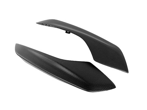 Ducati Carbon Fiber New Hypermotard Rear Panels Plain / Matte - MDI CarbonFiber