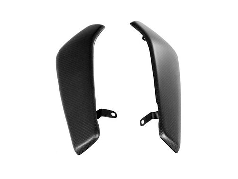 Ducati Carbon Fiber Monster 821 1200 1200S Radiator Covers 48016211B Plain / Matte - MDI CarbonFiber