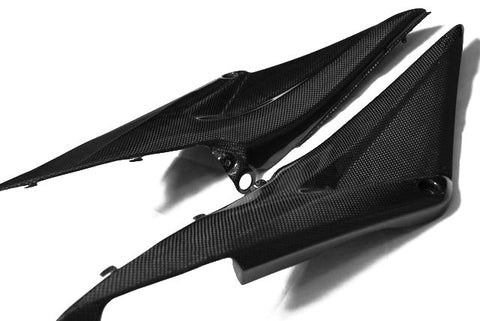Honda Carbon Fiber CBR 600RR Gas Tank Trim for years: 2005 to 2006  - MDI CarbonFiber - 1