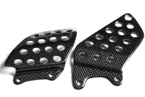 Honda Carbon Fiber CBR 1000RR Fireblade Heel Guards Plates 2004 to 2007  - MDI CarbonFiber - 1