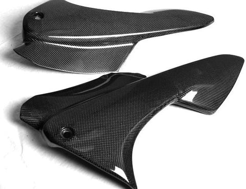 Honda Carbon Fiber CBF600 Lower Tank Cover for years 2008 2009  - MDI CarbonFiber - 1
