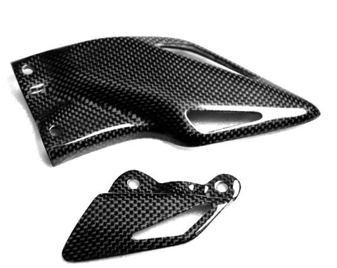 Honda Carbon Fiber CBR 1000RR Heel Gaurds  Plates Fits 2008 2011  - MDI CarbonFiber