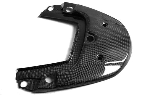 Carbon Fiber Honda CBF600 Seat Section Cover Fits 2008 2009 Plain / Gloss - KIY Carbon, MDI CarbonFiber - 1