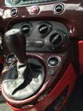Fiat 500 Abarth Carbon Fiber Windows Drive Surround Cover  - MDI CarbonFiber - 4