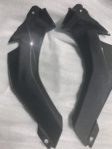 Kawasaki ZX10R 2011 Carbon Fiber Upper Fairing Panels