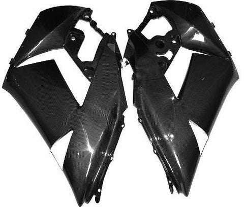 Kawasaki Carbon Fiber ZZR1400 ZX14 Mid Side Fairing Set Fits 2006 2011  - MDI CarbonFiber - 1