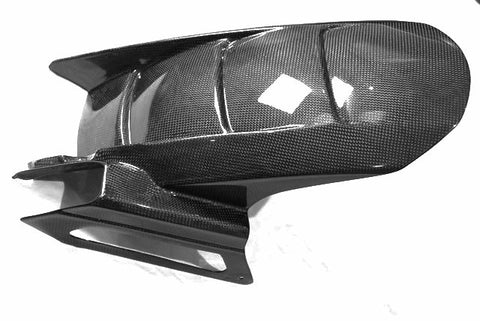 Kawasaki Carbon Fiber ZX6R 636 Rear Fender Hugger Mudguard Fits 2003 2004  - MDI CarbonFiber - 1