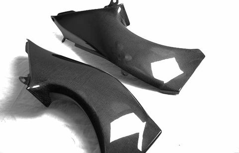 Kawasaki Carbon Fiber ZX12R Dash Panels Fits 2001 2005  - MDI CarbonFiber - 1