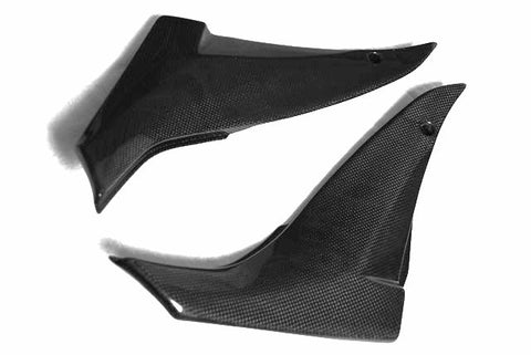 Kawasaki Carbon Fiber ZX10R Tank Side Panels Covers Fits 2008 2010  - MDI CarbonFiber - 1