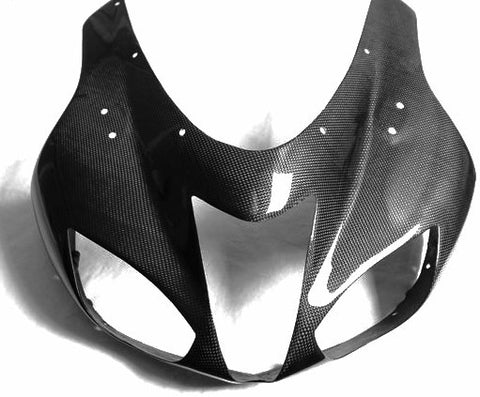 Kawasaki Carbon Fiber ZX6R 636 Front Fairing Nose Fits 2007 2008  - MDI CarbonFiber - 1