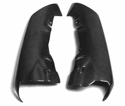 Kawasaki Carbon Fiber ZX6R Rear Under Seat Covers 2007 2008  - MDI CarbonFiber - 1