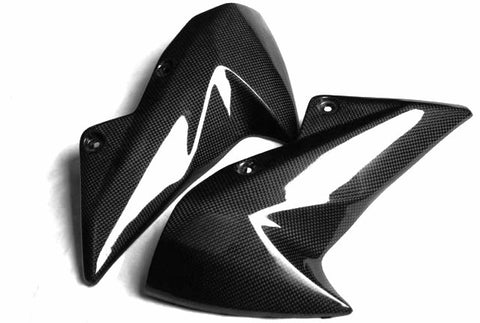 Kawasaki Carbon Fiber Z1000 Mid Side Fairings 2007 2009  - MDI CarbonFiber - 1