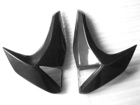 Kawasaki Carbon Fiber Z 1000 2007 09 Radiator Corners  - MDI CarbonFiber