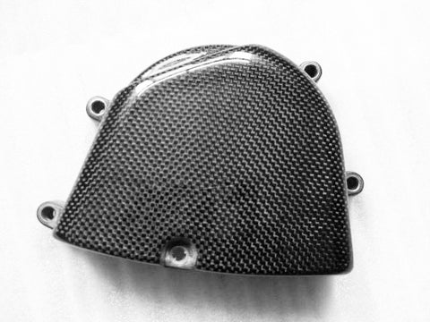 Kawasaki Carbon Fiber ZX6R 636 05 06 Side Chain Cover - MDI CarbonFiber