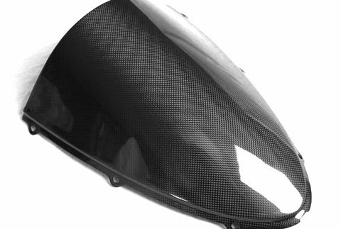 Kawasaki Carbon Fiber ZX6R 636 Windshield Fits 2005 2006  - MDI CarbonFiber - 1