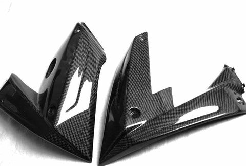 Carbon Fiber Kawasaki ZX10R Small Side Panels 2008 2010  - MDI CarbonFiber - 1