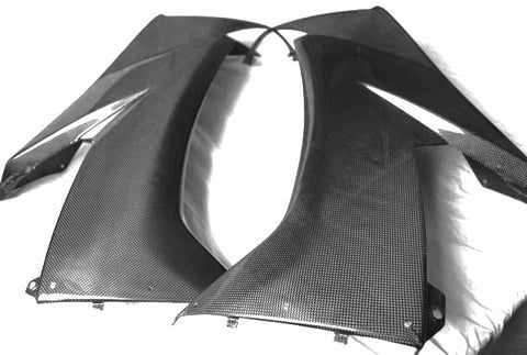 Kawasaki Carbon Fiber ZX10R Mid Side Fairing Fits 2008 2010  - MDI CarbonFiber - 1