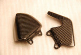 MV Agusta Carbon Fiber Heel Plates Guards F4, F4 100 CC, 750, 750 S, 750 Senna, 1000 S, 1000 R, 1000 Senna, 1000 R312, 1078 RR 312, Tamburini  - MDI CarbonFiber - 2