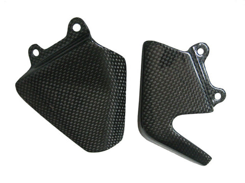 MV Agusta Carbon Fiber F4 1999 2009 Heel Plates  - MDI CarbonFiber