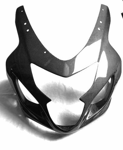 Suzuki Carbon Fiber GSX Front Upper Fairing R600 R750 2004 2005  - MDI CarbonFiber - 1