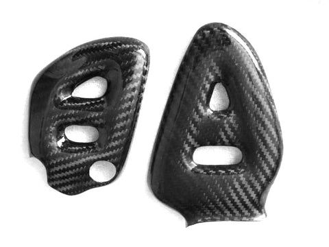Suzuki Carbon Fiber Hayabusa 99 07 Heel plates  - MDI CarbonFiber