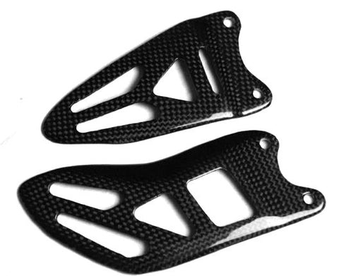 Suzuki Carbon Fiber GSX R1000 Heel Plates for Years 2009 2010  - MDI CarbonFiber - 1