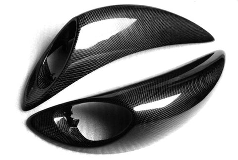 Suzuki Carbon Fiber Hayabusa GSX 1300R Rear Tail Inserts 2008 2013  - MDI CarbonFiber - 1