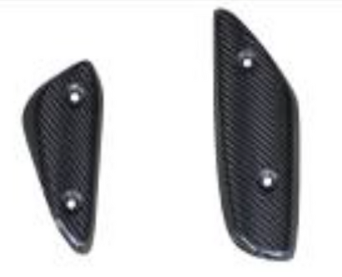 Aprilia Mana 850 2009-2010 Heel Plates Carbon Fiber  - MDI CarbonFiber