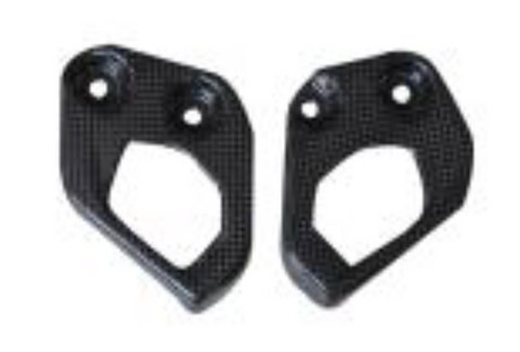 BMW R1200GS 2013 Heel Plates Carbon Fiber - OYA Carbon, MDI CarbonFiber